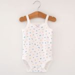Baby Girls Spaghetti Strap Bodysuit Sleeveless Baby Tank Top Cotton Baby One-Pieces Pack of Summer Baby Clothes Outfit - Image 6